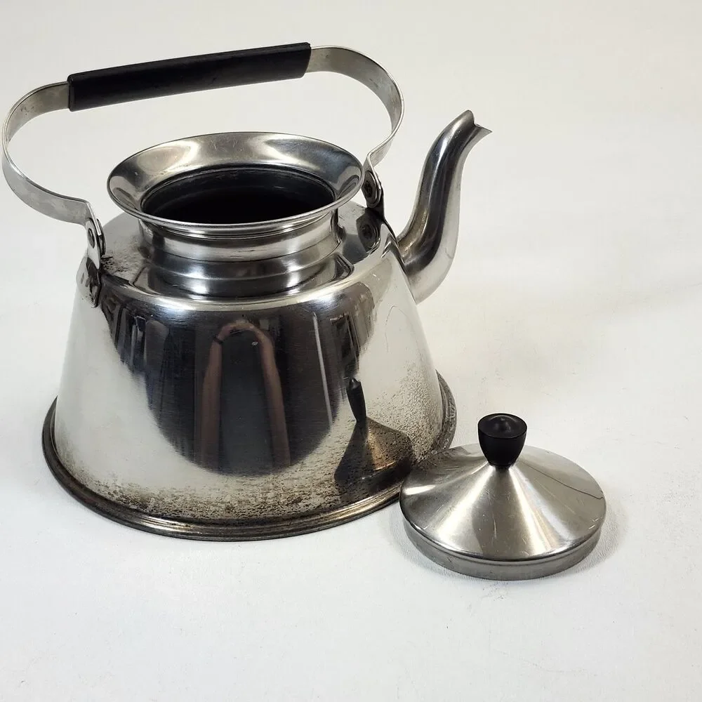 Rostfritt Kettle Stainless Steel Swedish Teapot Retro Coffee Pot Scandinavian